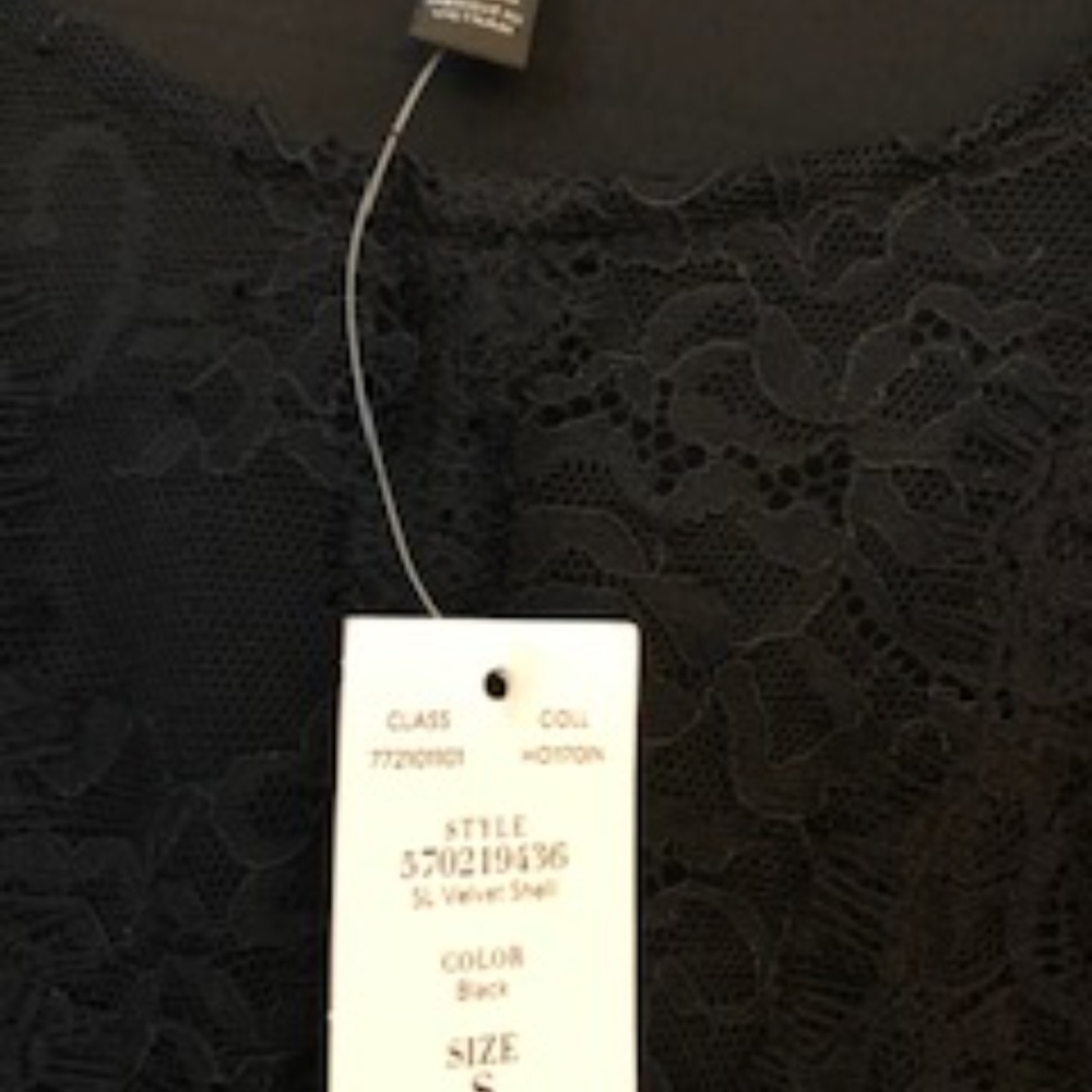 WHBM Velvet Shell Top - Picture 6 of 6